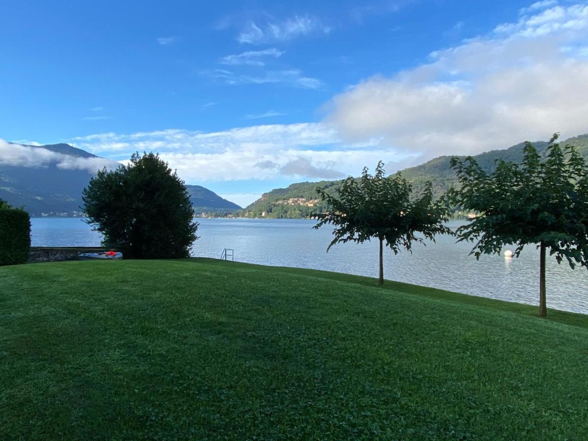 Bellissimo Appartamento Con Giardino Sul Lago Di Lugano Morcote Zewnętrze zdjęcie